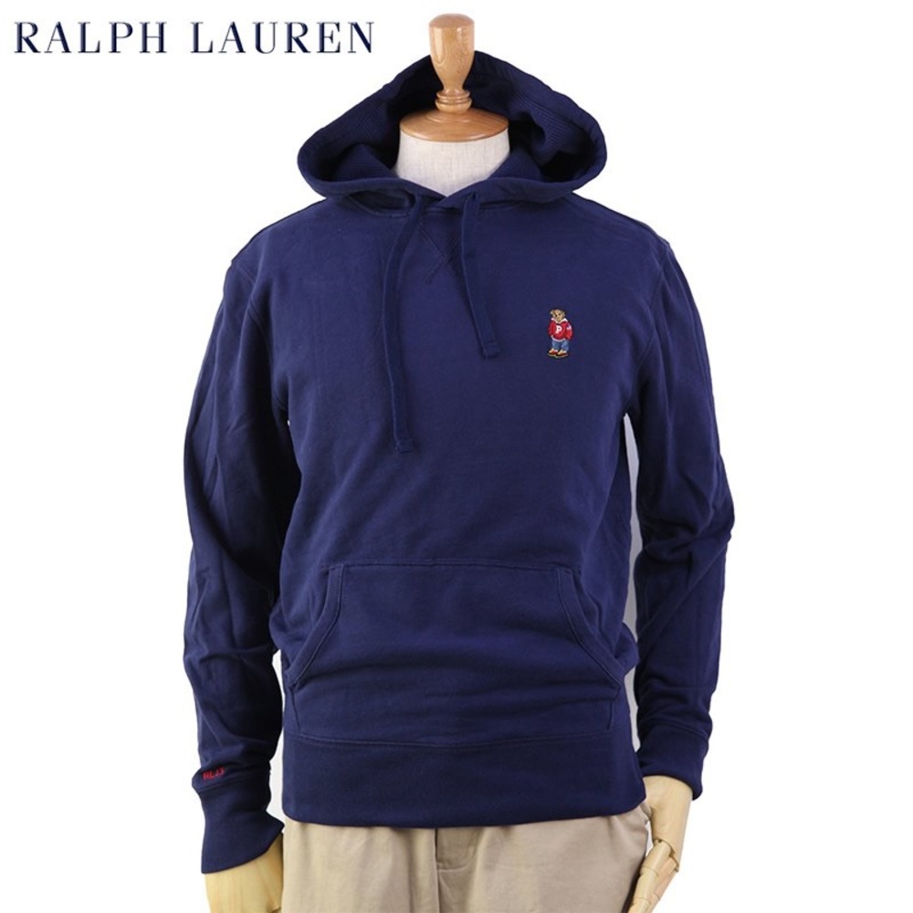 Men’s polo Ralph Lauren bear pullover hoodie - Picture 3 of 5